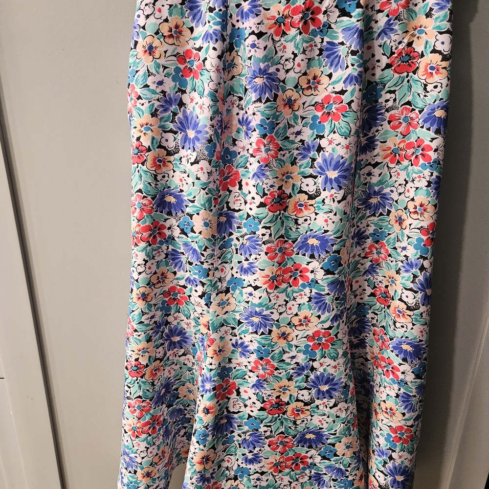 Vintage Melrose Floral Skirt And Top Set Petite 8